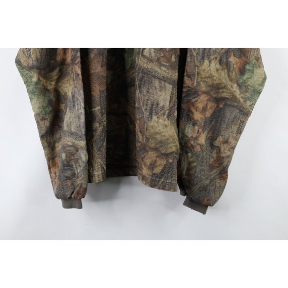 Vintage 90s Scent Lok Mens 2XL Advantage Timber Camouflage Mock Neck Jacket USA - Picture 3 of 9